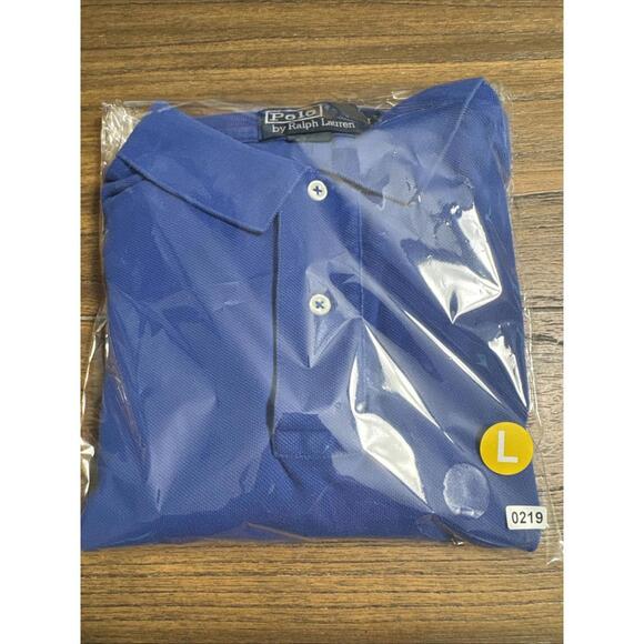 Polo Ralph Lauren Men's Blue Short Sleeve Polo Shirt Sz Large - Picture 5 of 5